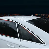 3M/5M Chrome Moulding Trim Car Door Protector Stickers Strip Bumper Grill Car Anti-Collision Tape Door Edge Guard Plate Sticker 4