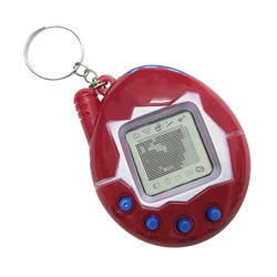 Digital Nostalgic Keychain Pet - Interactive 90s - Inspired Virtual Companion (JD Red)