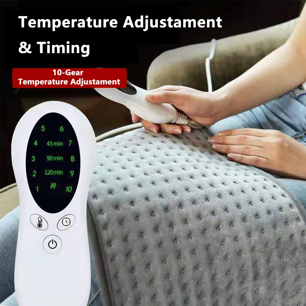 30*60cm Electric Heating Pad Soft Crystal Velvet Electric Heating Blanket Washable Heated Pad Mat For Bed Sofa EU UK US Plug