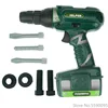 Tools Toys Electric Drill BO Simulation Screw Driver Kids Power Repair Tools Kits Children Pretend Play Sets Gift Toys for Boys 4