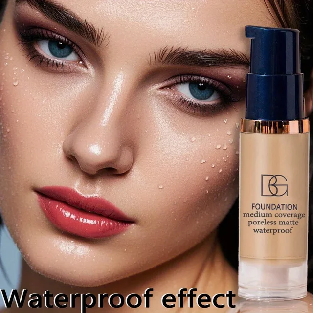 2PCS Full Coverage Matte Liquid Foundation Set 4