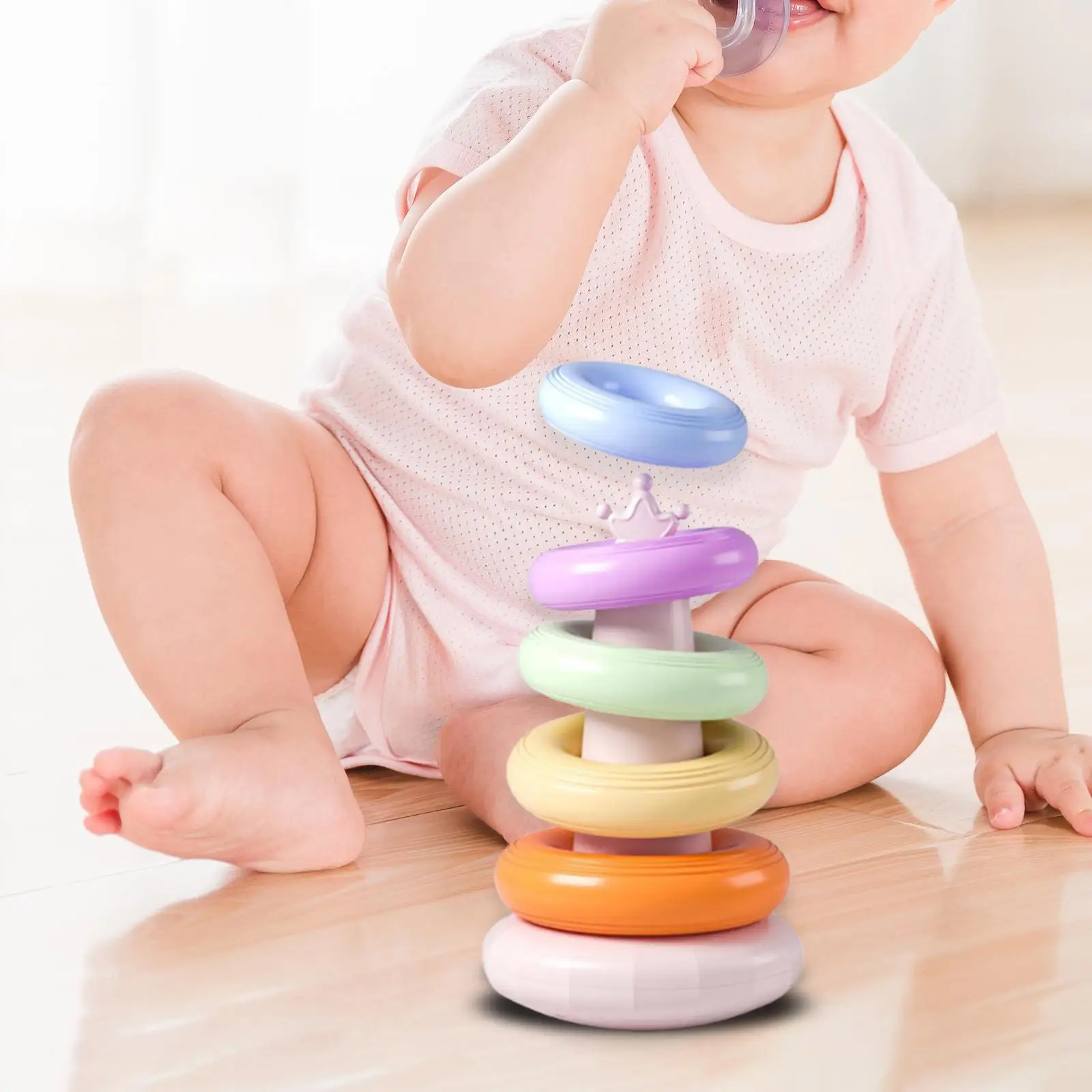 

Stacking Balancing Block Puzzle Game Development Toy Montessori Toys Stacking Building Blocks for Toddlers Babies Children Gifts