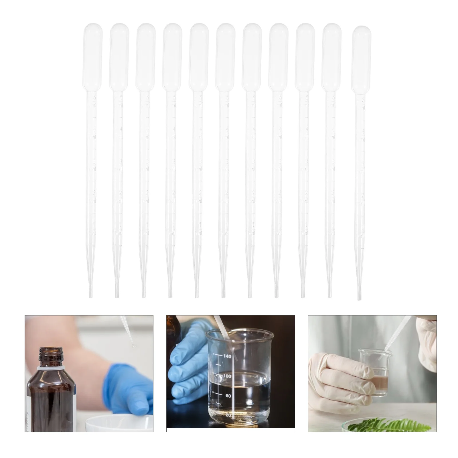 

50 Pcs Plastic Dropper Spuit Droppers Liquid Pipettor Straws Disposable Pipette Candy