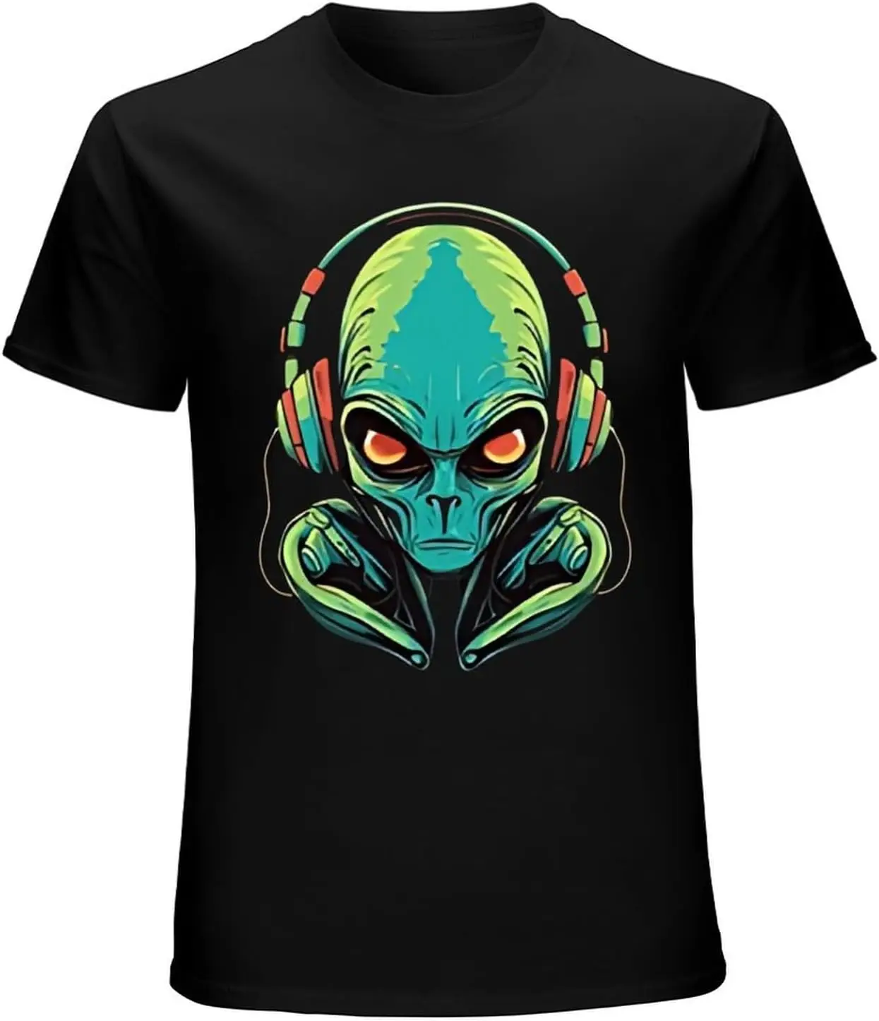 

Alien Music Lover Vintage Retro Music Lover's Tee
