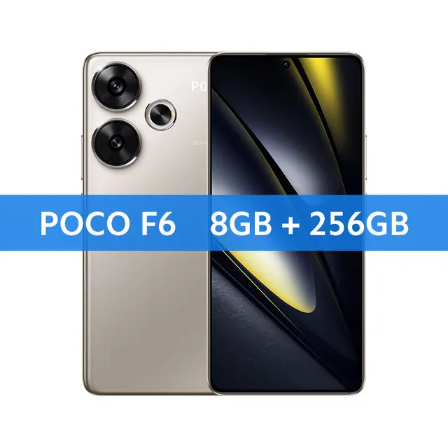 NEW POCO F6 Smartphone Snapdragon®8s Gen 3 1.5K CrystalRes AMOLED