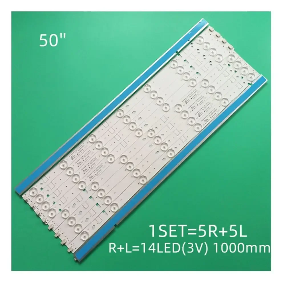 Подсветка для телевизора 3 в 1 Вт, задняя подсветка для телевизора Haier 50 дюймов, ZDCX50D14R/задняя подсветка 502 мм, 7 светодиодов, аксессуары для ремонта телевизора, задняя подсветка