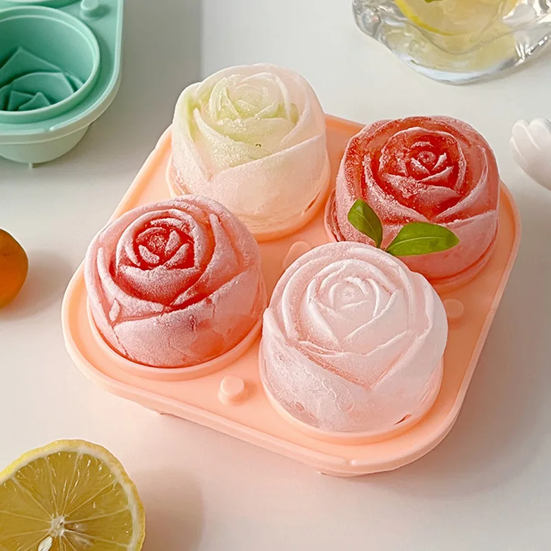 Pack 2,ice-cube Tray, Ice Mold,make 8 Cute Flower Shape Ice