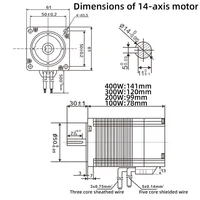 48V DC NEMA 24 High-Speed Embroidery Motor – 3000RPM, Low Noise - Image 3