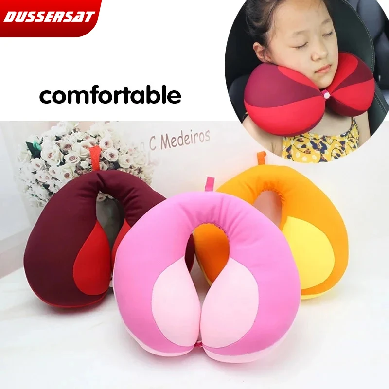 

Baby Pillow For Newborns Travel Neck Pillow U-Shape For Car Headrest Air Cushion Children Car Seat Head Support Infant Baby