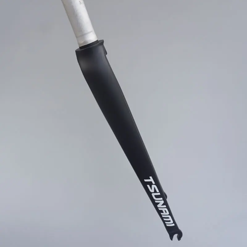 カーボンフロントフォーク リムブレーキ 超軽量 ロード、ピスト Amazon