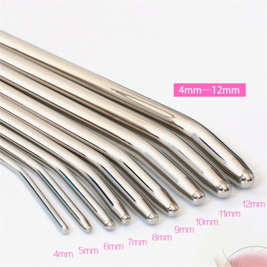Stainless Steel Urethral Plug Urethral Catheter Dilator Penis Plug Sounding Dilator Horse Eye Stimulation Sex Toys For Men