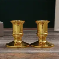 1~5PCS Silver Base Decorative Multi-function Smooth Modern Fashionable Elegant Conical Candlestick Table Candlestick Holder 5