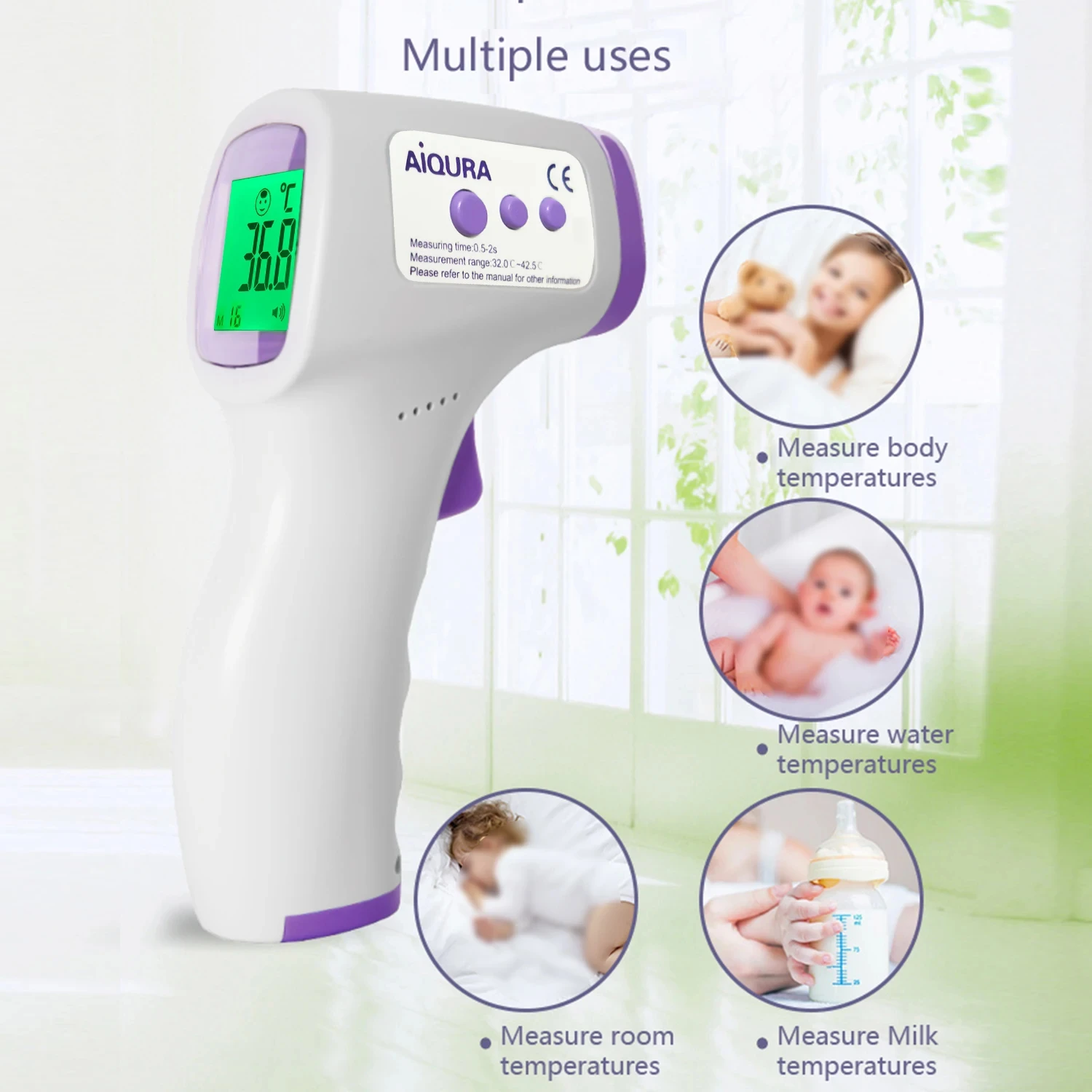 Medical Digital Thermometer Non Contact Infrared Body Temperature Device Fever Measure Tool Baby Adults Fever Monitor digital thermometer