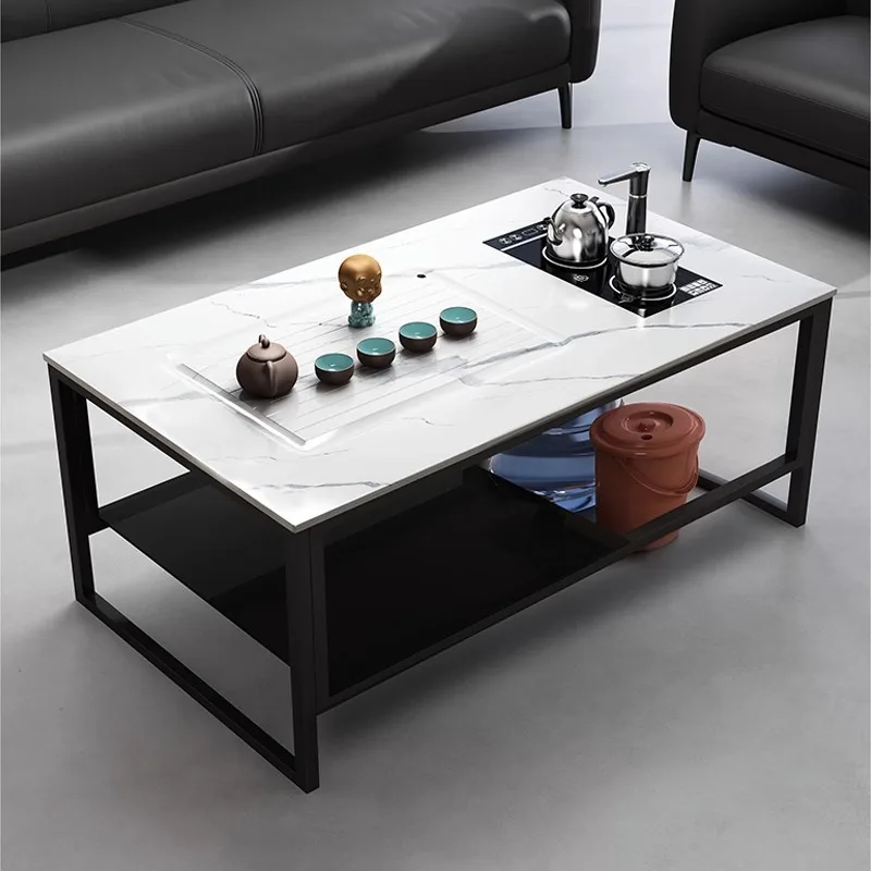 

Yan Ban Kung Fu Tea Table Modern and Simple Office Sofa Tea Making Table Combination Light Luxury Household Small Unit