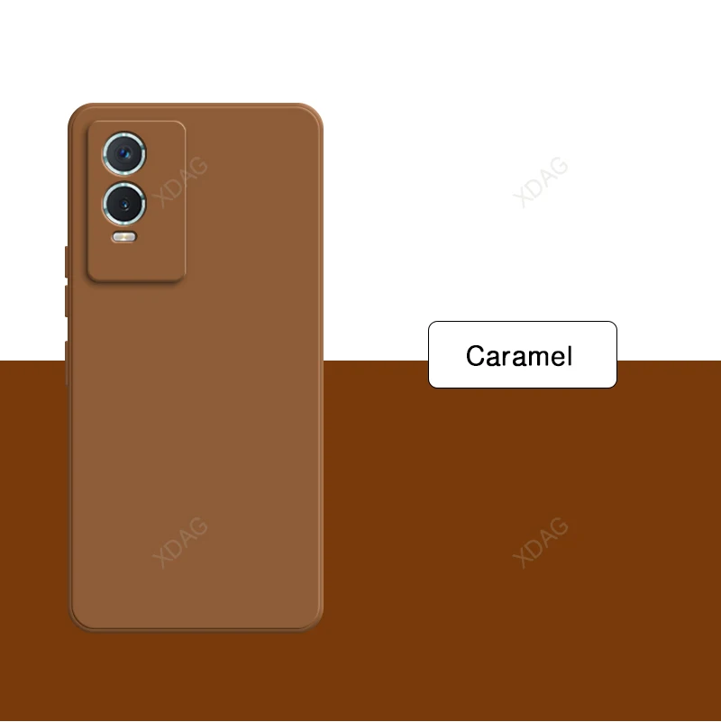 Vibrant Candy Color Soft Silicone Shockproof Phone Case