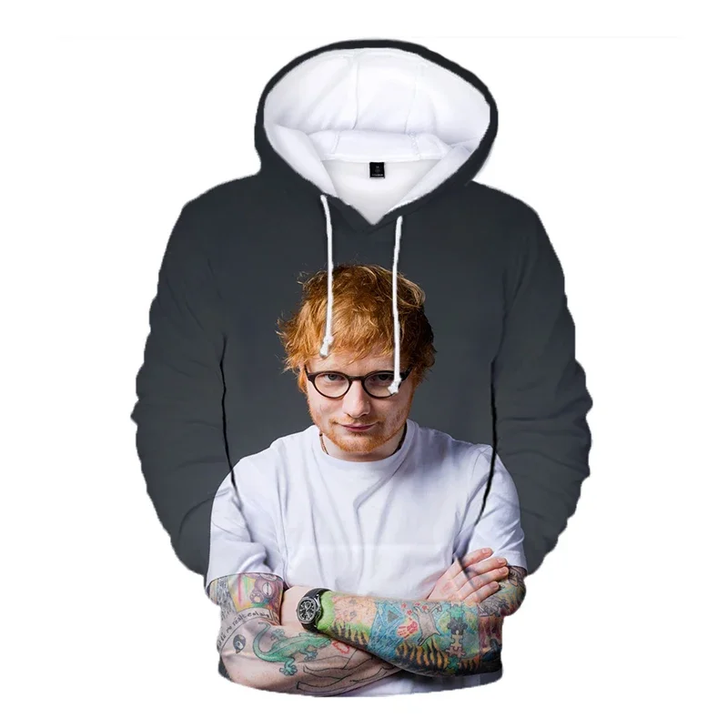 2021 Personality Ed Sheeran 3D Print Hoodie Men Women Pullover Hooded Harajuku Oversized Hoodies Hip Hop 3d Hoodies Sweatshirt 2