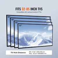 SucceBuy TV Stand Mount Swivel Tall TV Stand for 32 to 85 inch TV Height Adjustable Portable Floor TV Stand Max VESA 600 x 800mm - Image 6