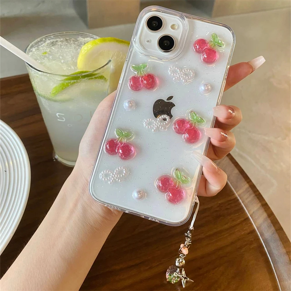Мягкий Прозрачный ударопрочный чехол для iPhone 15 14 Pro Max 13 12 11 X XS XR