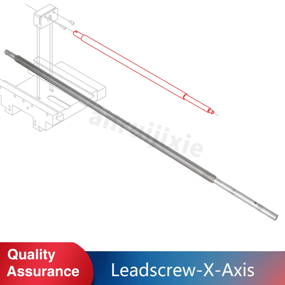 X-Axis Metric Feed Screw,SIEG SX3-166&X3&JET JMD-3&BusyBee CX611&Grizzly G0619&G0463 Spares parts feed