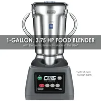 Commercial CB15 Ultra Heavy Duty Blender, Electric Touchpad Controls with Stainless Steel 1 Gallon Container, 120V 2