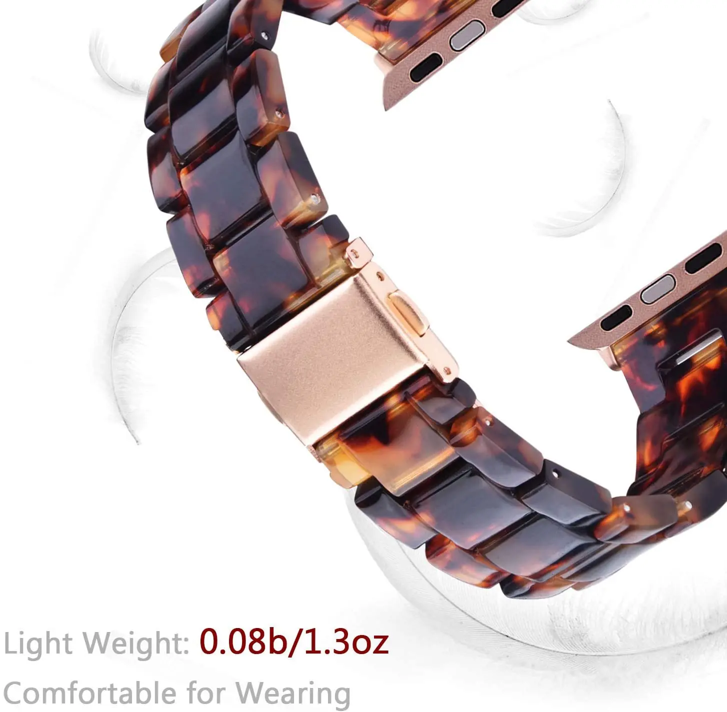 For Apple Watch  Ultra Resin Strap  49mm Stainless Steel Buckle For Iwatch 8 7 6 5 4 Wristband Bracelet 42 44 45mm Strap