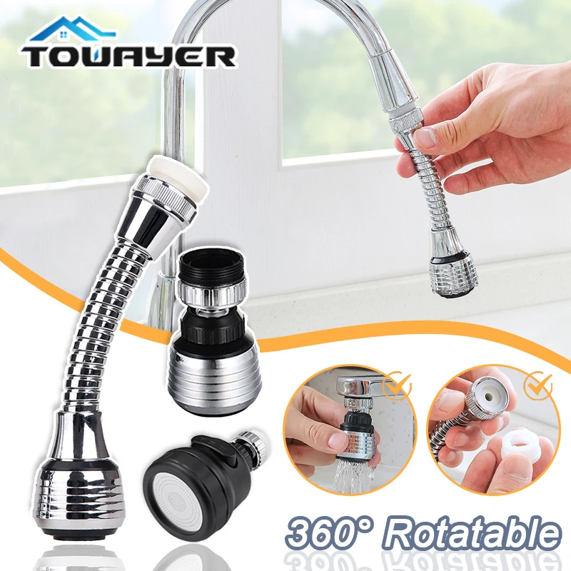 Faucet Water Saving Filter Bubble Sprayer Faucet High Pressure Faucet Diffuser Nozzle Rotatable Faucet for Kitchen Bathroom Sink