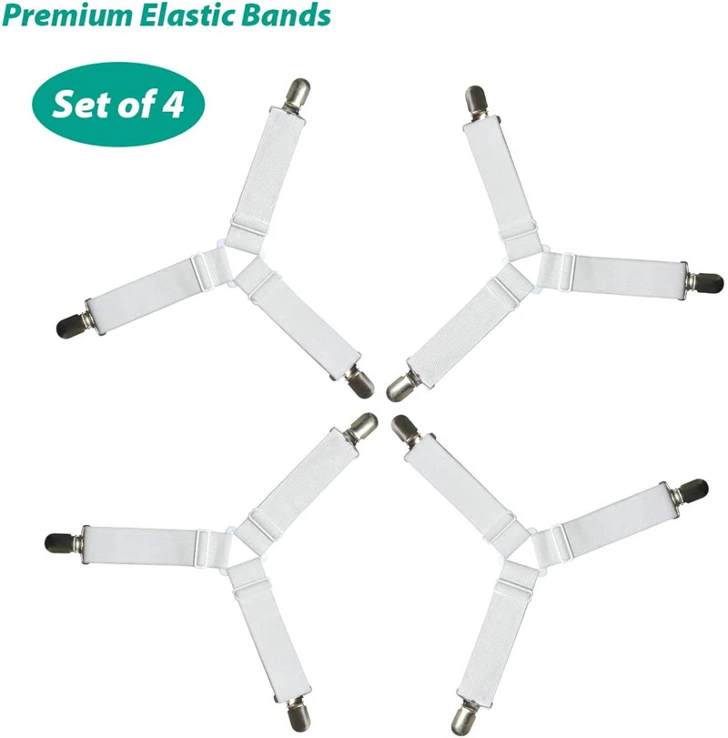 Fitted Sheet Cover Mattress Elastic Suspenders Sheets Elastic Bed