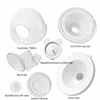 7 in 1 Wearable Breast Pump Milk Collector Cup 24/27MM Flange Insert Suction Bowl For S9/S10/S12 Breast Pump Accessories 1