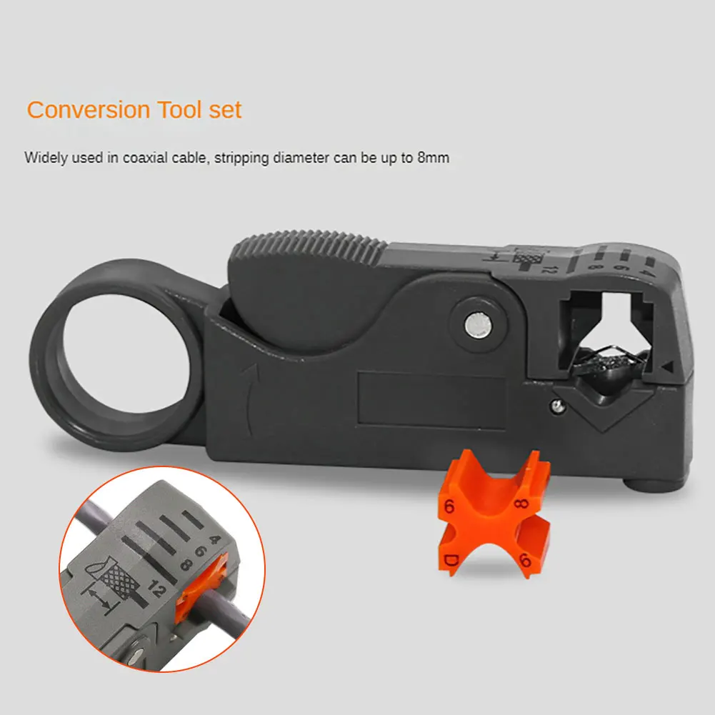 Multifunctional Insulated Wire Strippers DIY Cutting Depth Adjustable Stripping Pliers High Performance for Electronic Electric