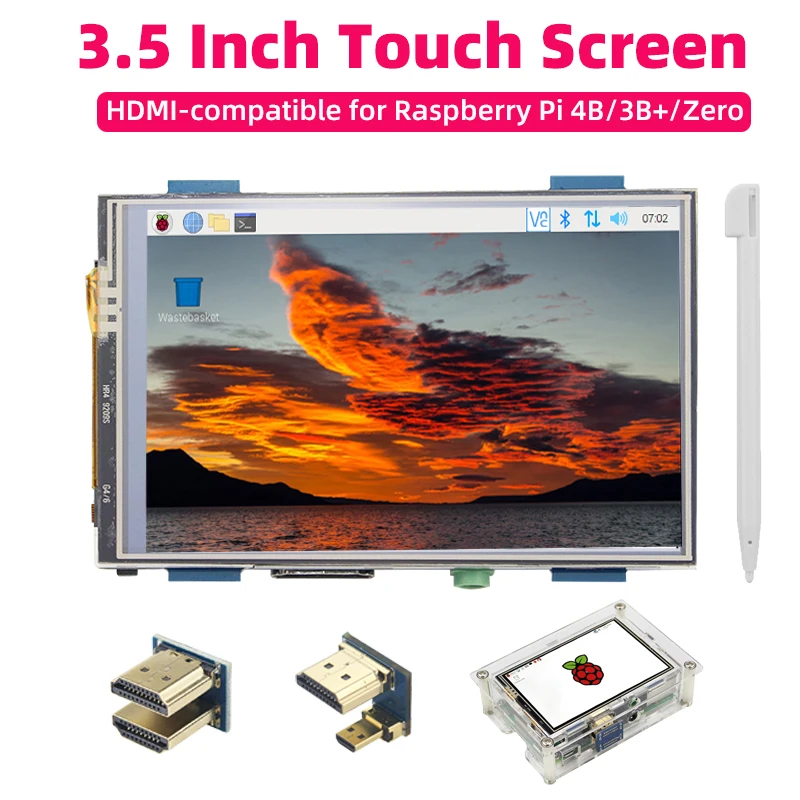 Raspberry-Pi-4-Model-B-3-5-inch-Touchscreen-480x320-to-1920x1080-LCD ...