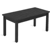 Coffee Table Rectangle,Patio Coffee Tables for Outside,with Slatted Tabletop for Deck, Garden, Balcony, Indoor or Outdoor Use 1