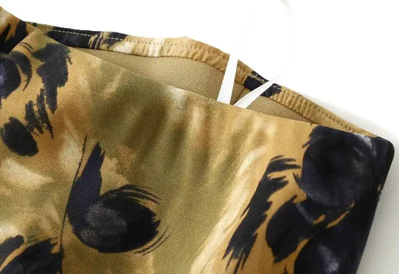 New In 2025 Floral Print Elegant Long Skirts Women Summer Trendy High Street Vacation Party Skirt