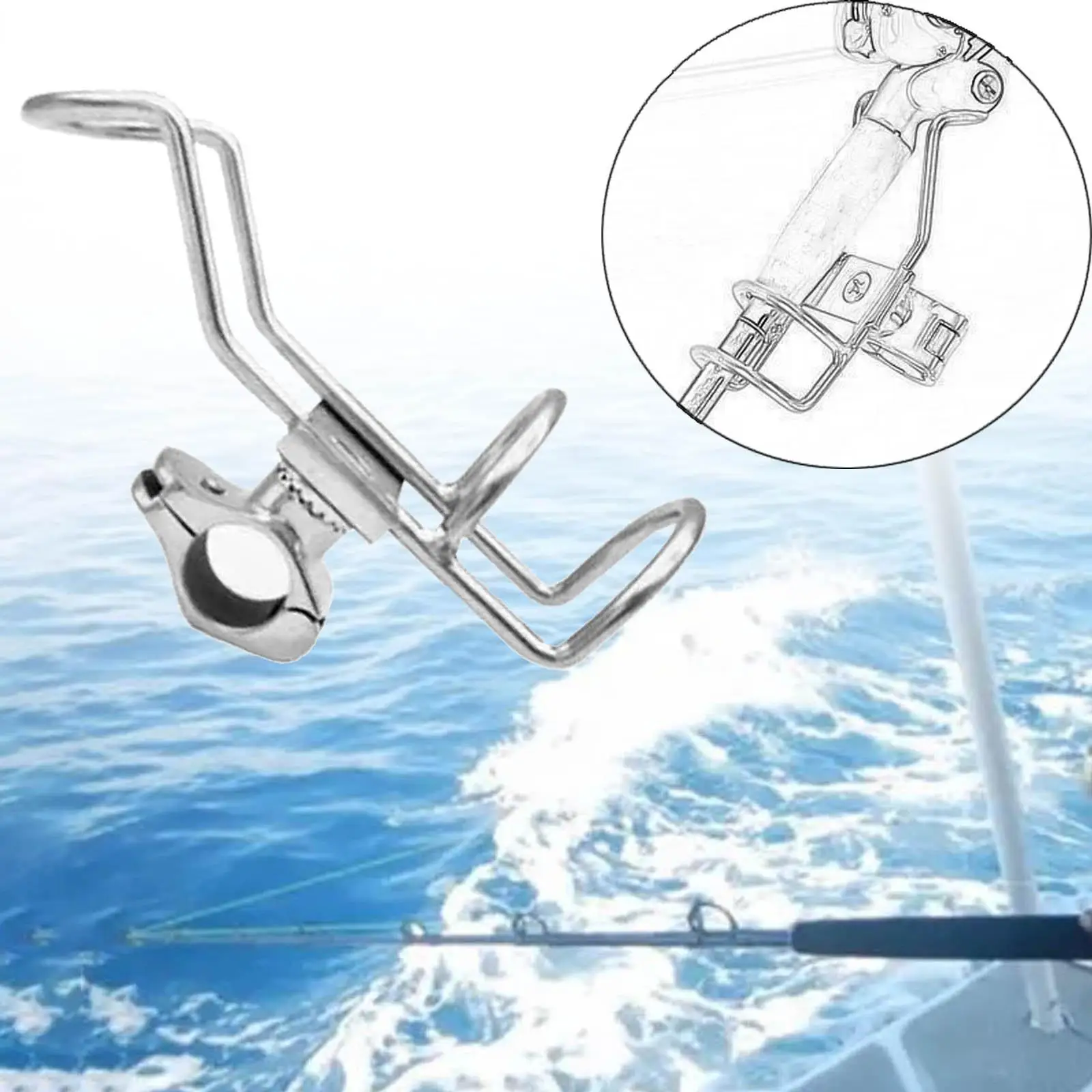 Fishing Rod Holders Fishing Pole Rack for Sailboats Boats Fishing