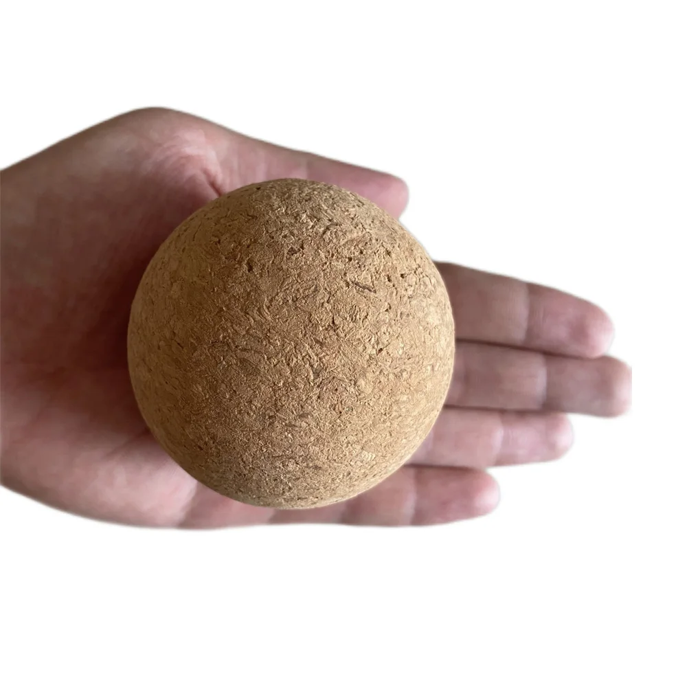 Natural Cork Massage Ball Fascia Cork BallMuscle Massage Tension Relief Back Pain Muscle Trigger Point Fitness