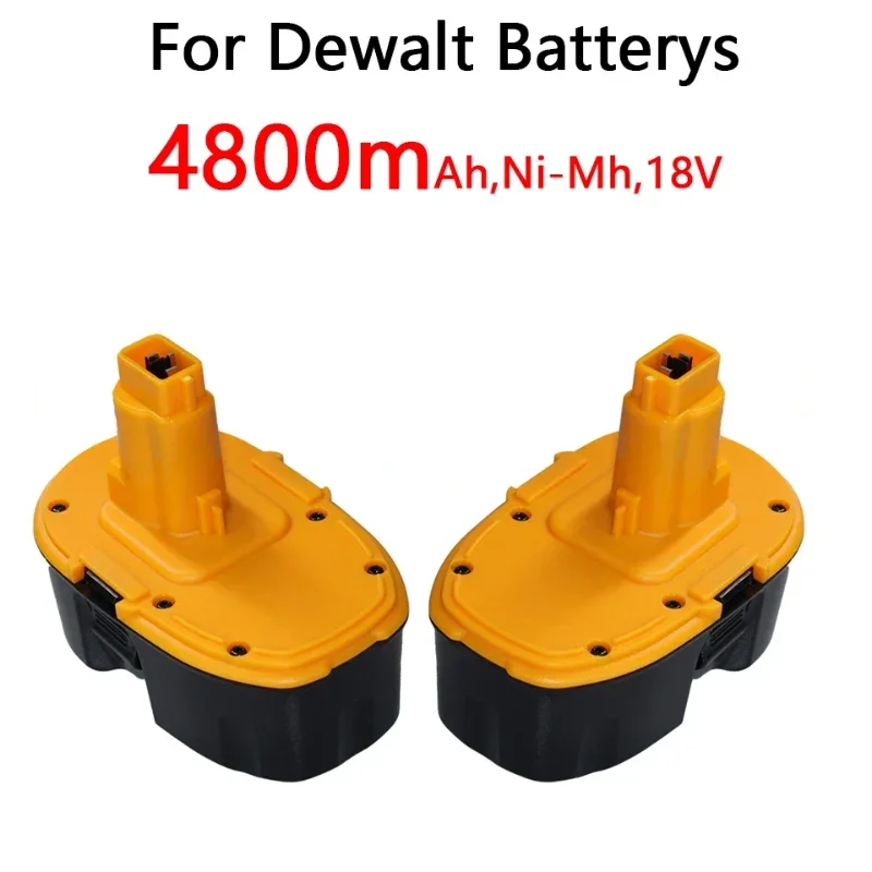 

For Dewalt 18V 4.8Ah 6.8Ah Replacement Battery DC9096 DE 9503 DW 9095 9096 9098 XRP Cordless Drill Tools Screwdriver Batteries