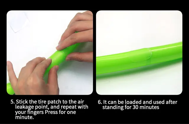 Kit Riparazione Pneumatici Bici CYCLAMI - 8 Toppe Per Camera D'Aria TPU, Pronto Soccorso Per Ciclisti - Foto 2