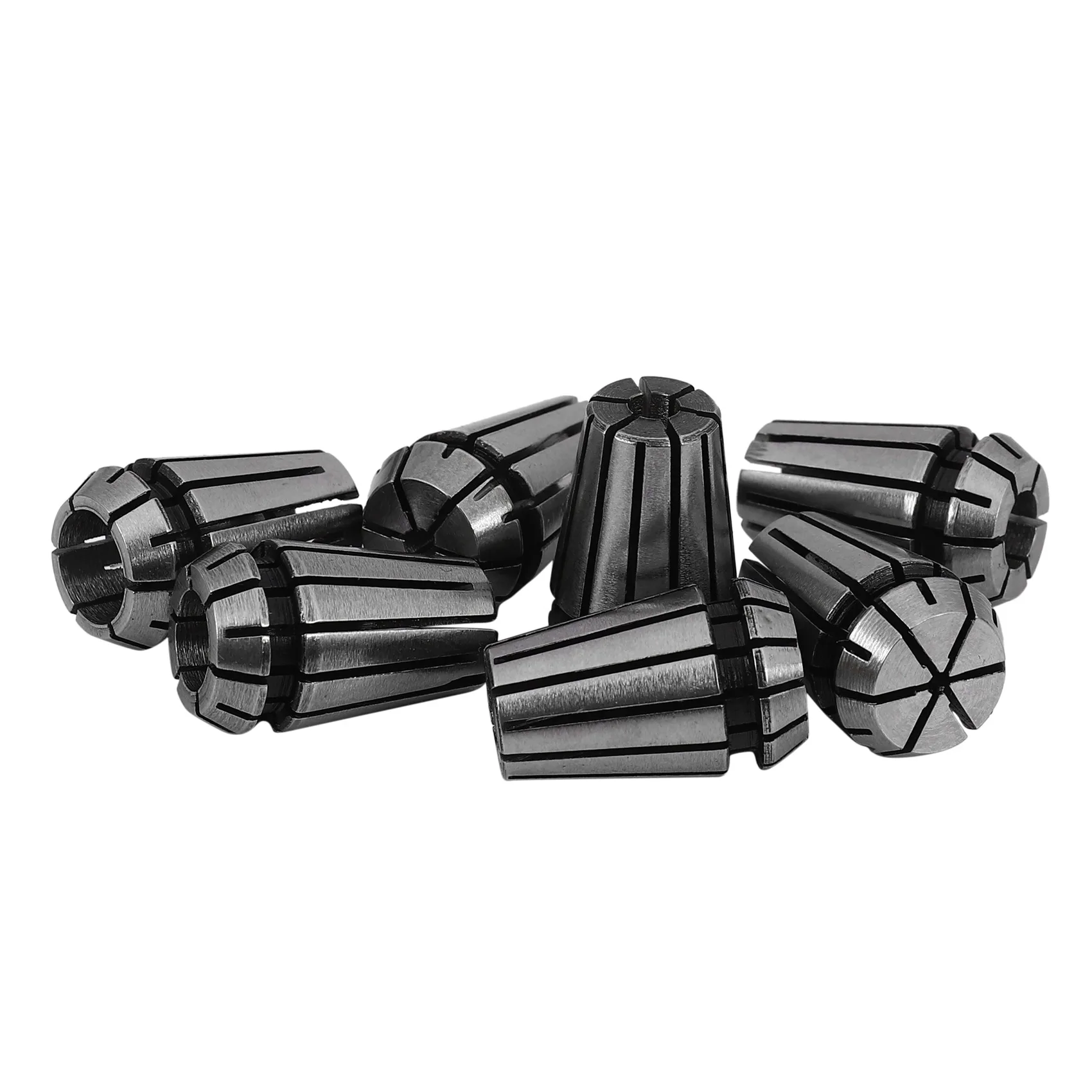 익스텐션 로드 모터 샤프트 거치대 포함 스틸 ER11 용수철 콜릿, 1mm, 2mm, 3mm, 4mm, 5mm, 6mm, 7mm, ER11A, 7 개