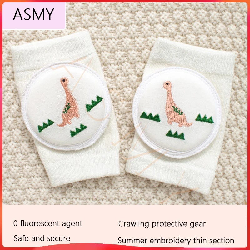 

10 pair baby knee pads/New baby summer thin section mesh embroidery knee pads/crawling protective gear/baby fall/high elasticity
