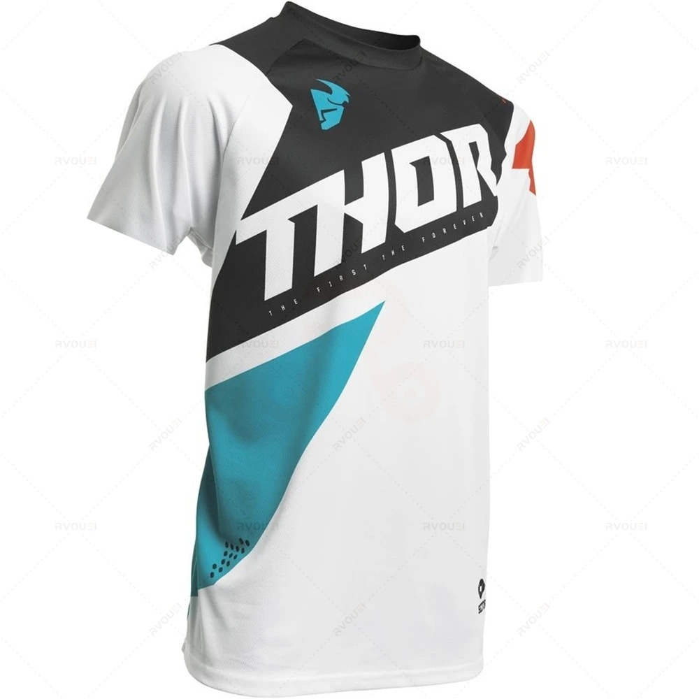 Camiseta de manga corta para ciclismo de montaña, carreras de cross country, descenso, Poc, MTB, todoterreno, MX, enduro, motocross