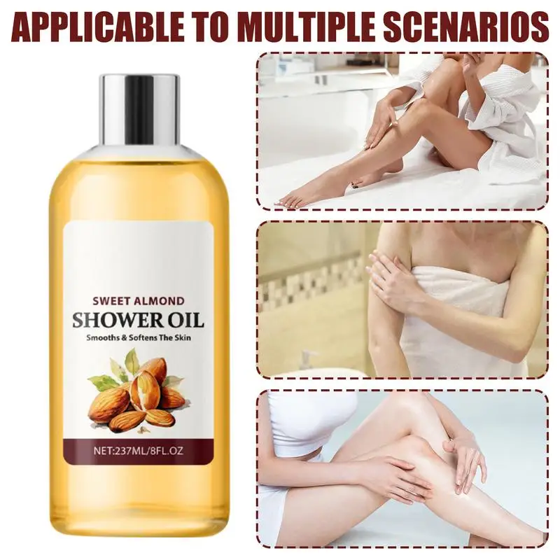 237ml Moisturizer Shower Oil Bath Oil Moisturizing Smoothing Body Shower Body Cleaning Long Lasting Moisturizing