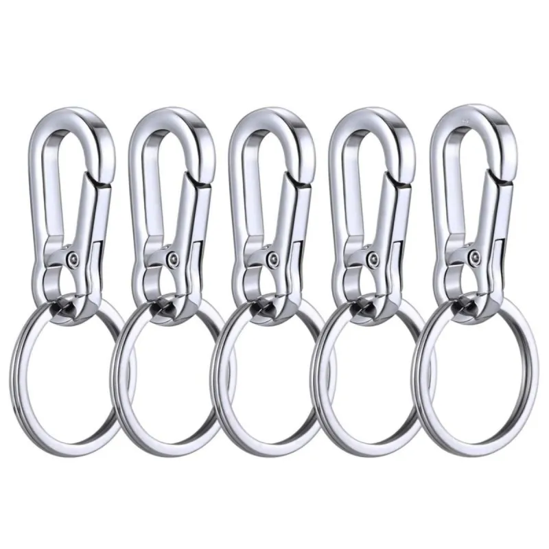 Versatile Keychain Buckle with Secure Clip for Effortless Access to Keys