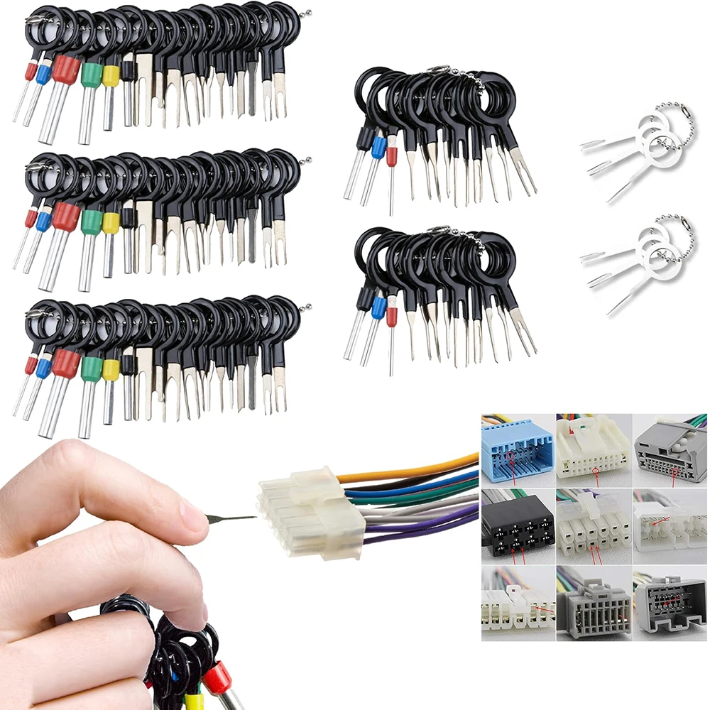 82-teiliges Terminal-Ejektor-Set, Werkzeug zum Entfernen von Terminals, elektrisches Auto-Stift-Extraktor-Werkzeug für Autos, Stifte-Depinning-Werkzeug für die Automobilindustrie