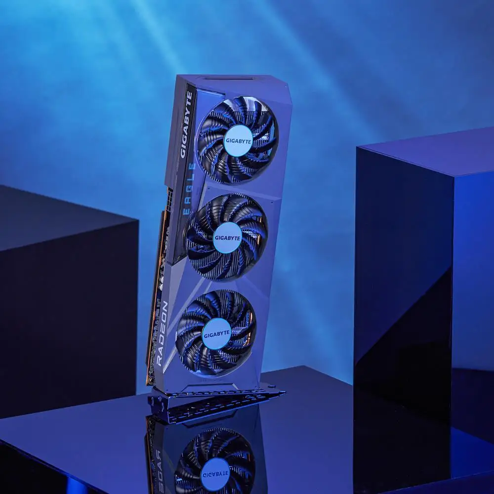 Graphics card GIGABYTE-AMD RX6600 EAGLE 8G Three fan GDDR6 128 bits PCIe 4.0