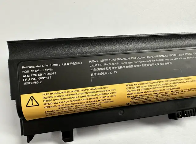 Lenovo ThinkPad L560 L570 バッテリー 00NY488 New 00NY486 00NY488 Battery for Lenovo ThinkPad L560 L570