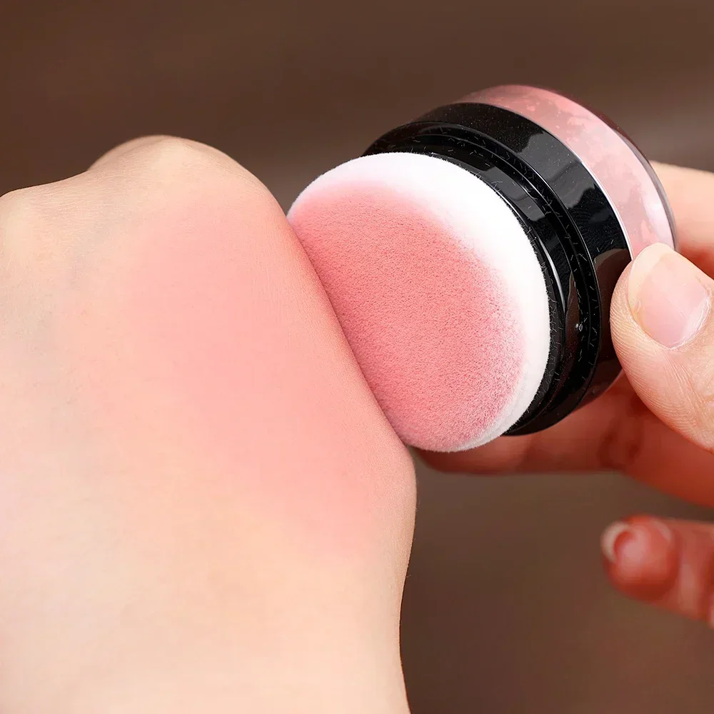 Matte Blush Mushroom Head Lazy Air Cushion Blush Waterproof Lasting Blusher Palette Cheek Contour Natural Cheek Tint Cosmetics 4