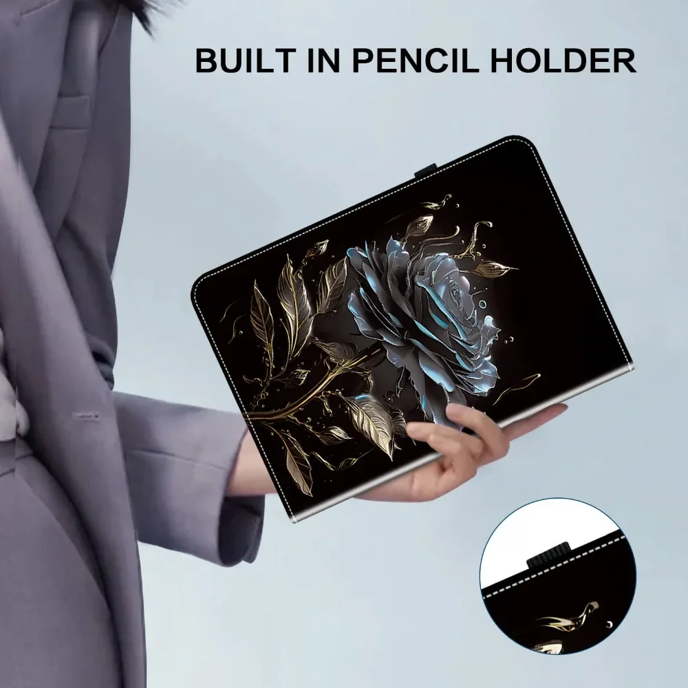 Elegant Floral Tablet Case - Premium Protection for 10.61 to 12.1 Tablets