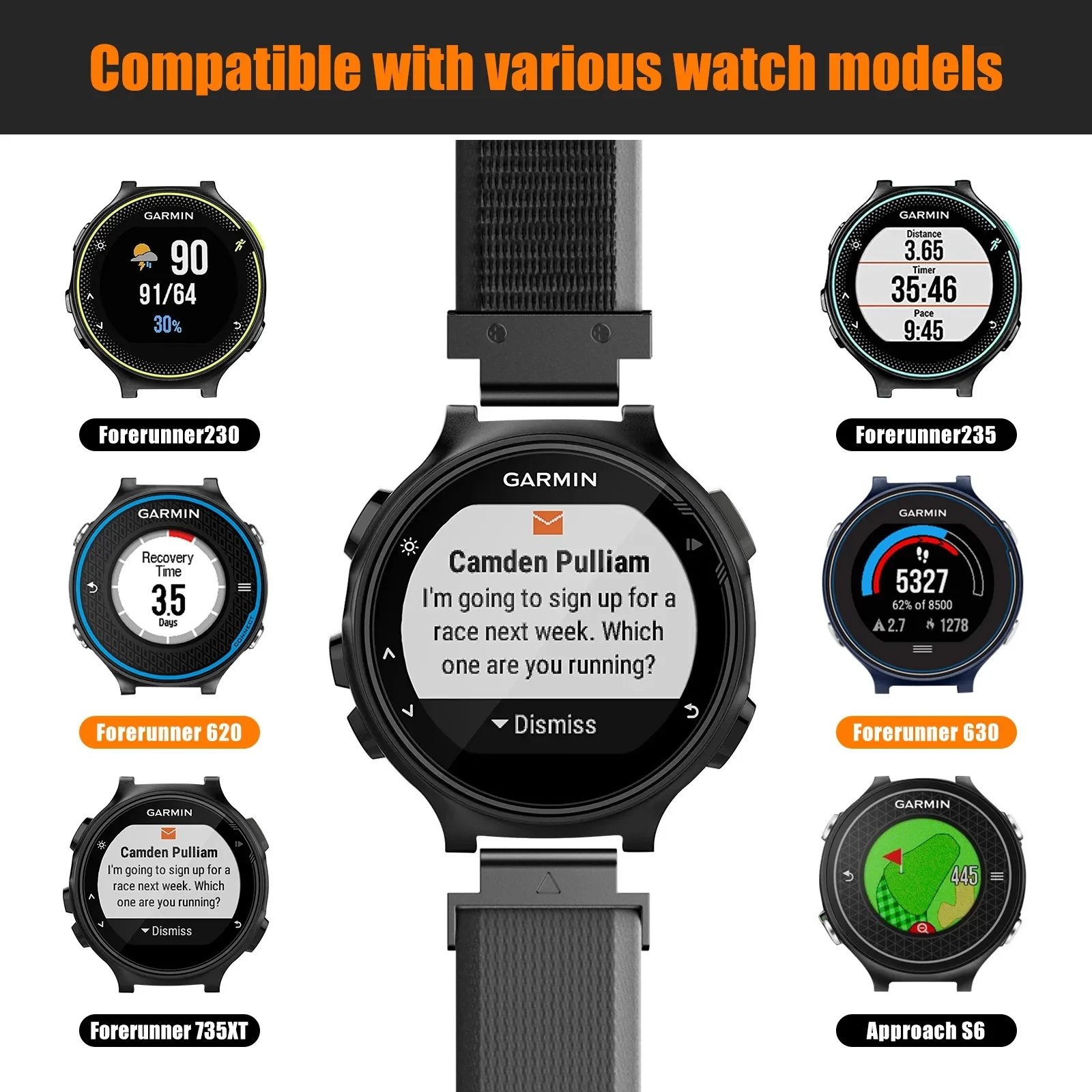 Nylon Replacement Watch Band Strap – Durable Adjustable Bracelet