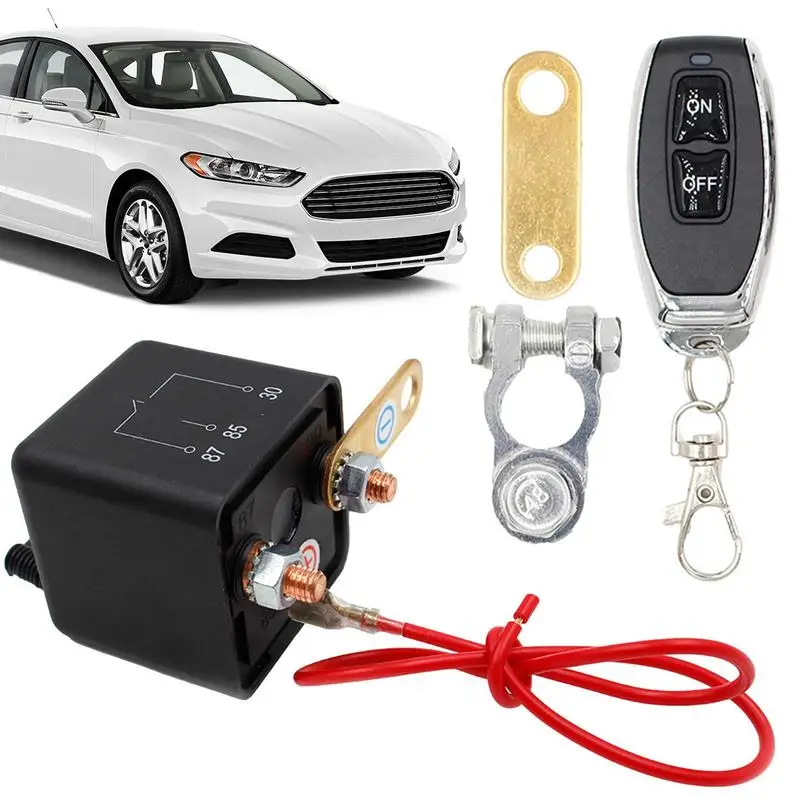 Car Battery Breaker Power-off System | 12V/200A Wireless Remote Control Battery Switch Disconnect To Provide Protection