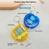 Heart Pocket Mini Classic Game Machine Keychain Children's Toy Handheld Nostalgic Game Console With Keyring 26 Games Toy Gift 5