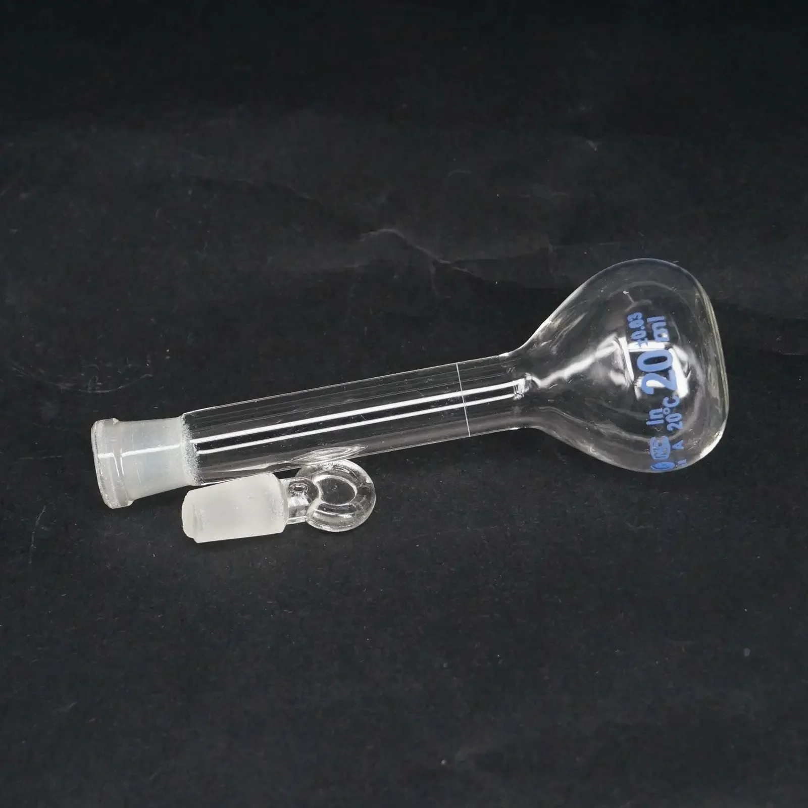 20ml Graduated Labrotary Glass Liquid Volumetric Flask with Glass Stopper
